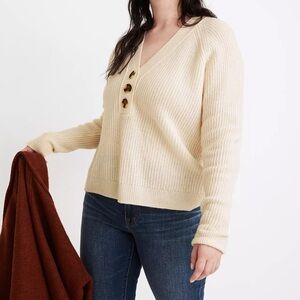 Madewell | Ribbed Lyle Henley Sweater